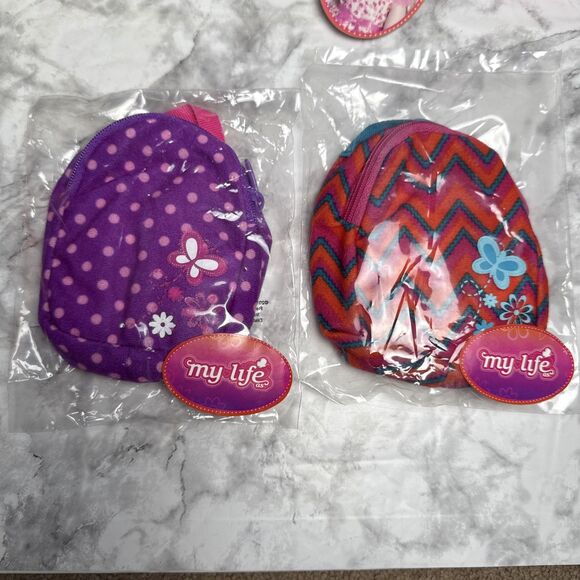 My Life As Lot Of 9 Backpack Hat Tutu 18" Doll Accessory Toy New With Tags - Picture 3 of 5
